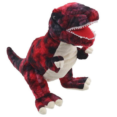 Baby T-Rex Dinosaur Hand Puppet – Red