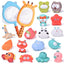 Baby Bath Toys with Soft Cute Ocean Animals Squirters