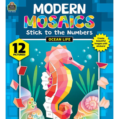 Ocean Life Modern Mosaics Stick To the Numbers