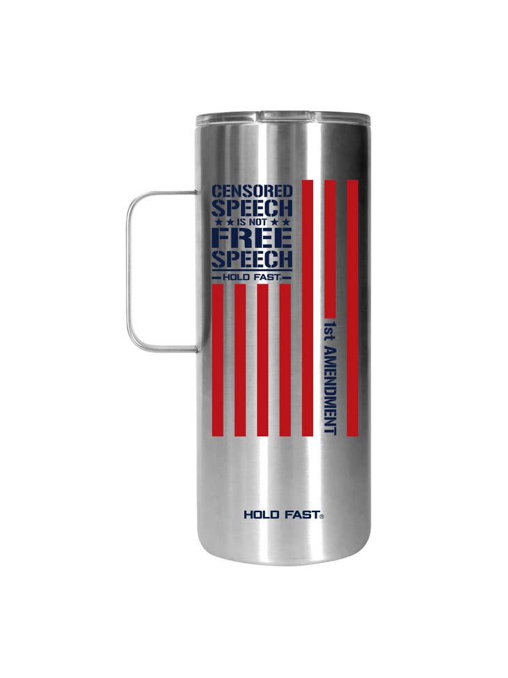 Kerusso Censored Speech 22 oz Stainless Steel Mug