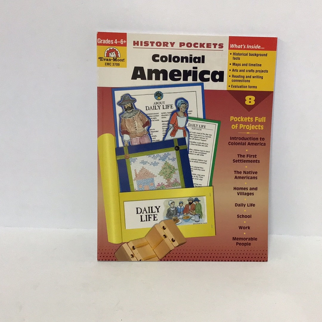 History pockets; colonial America (grades 4-6)