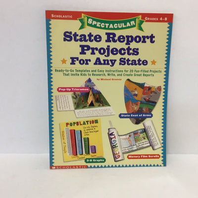 State report projects for any state(grade4-8)