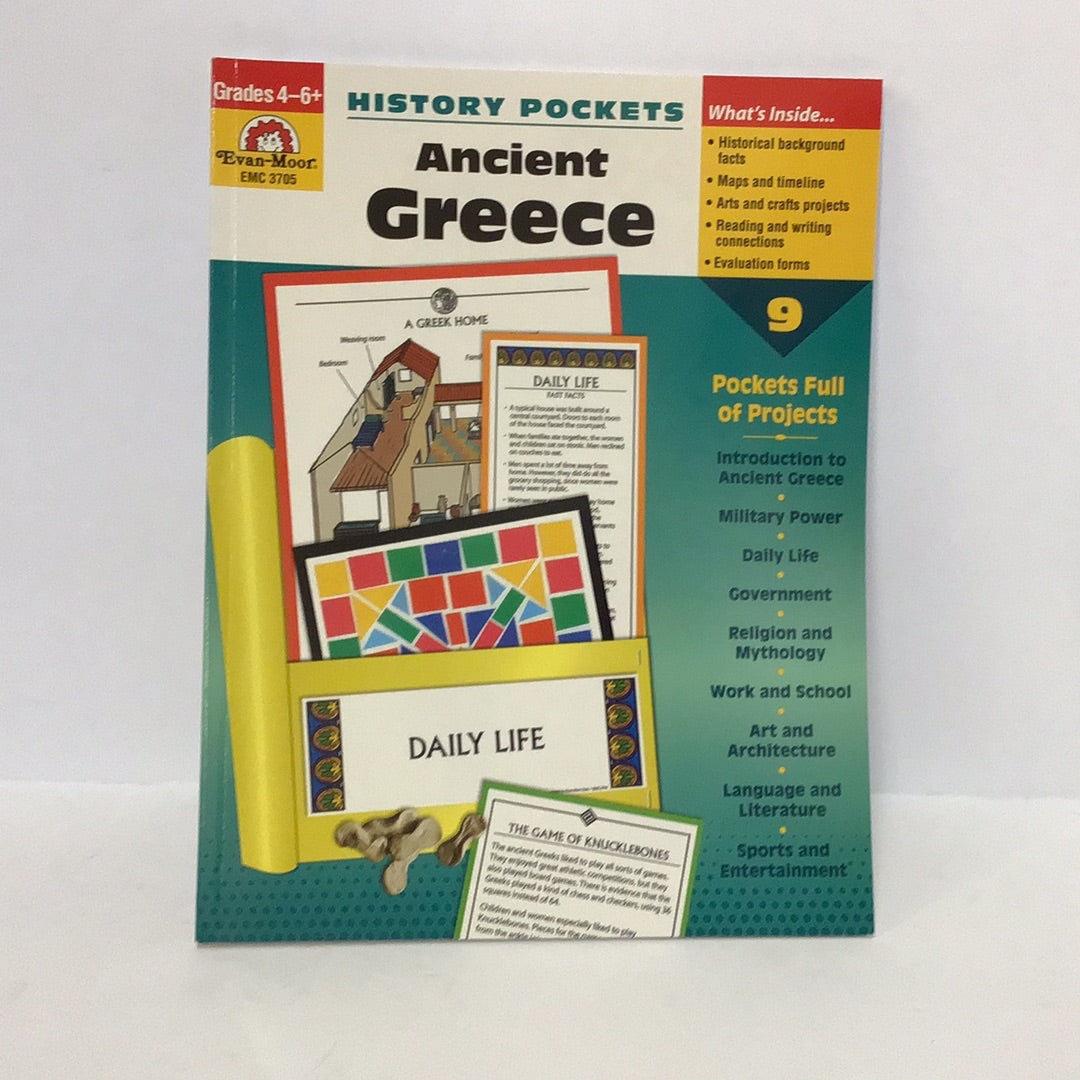 History Pockets;Ancient Greece(grades4-6)