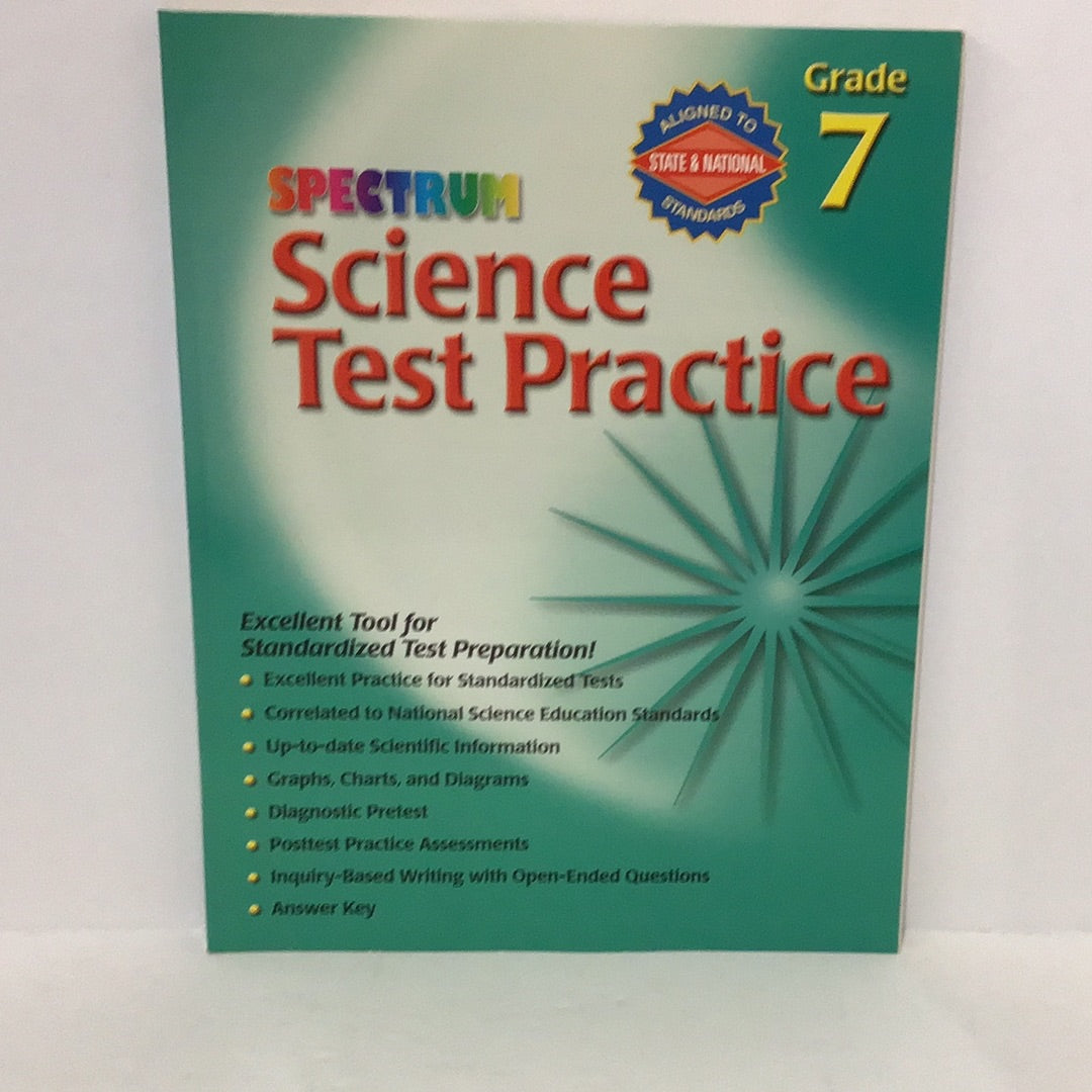 Spectrum Science test practice(grade 7)