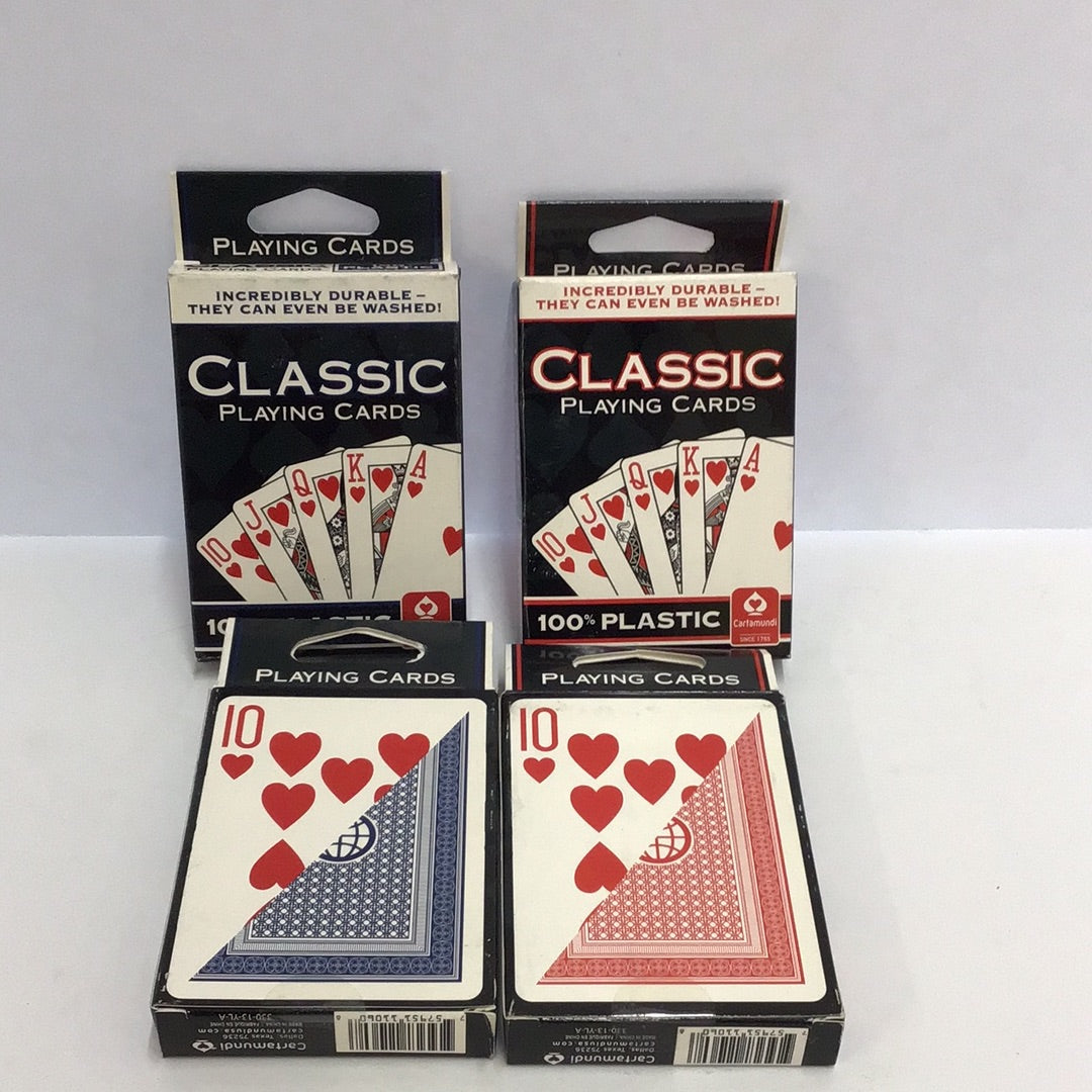 Classic Playing Cards 100% Plastic