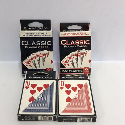 Classic Playing Cards 100% Plastic