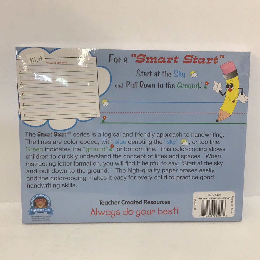 For a smart start, handwriting lines