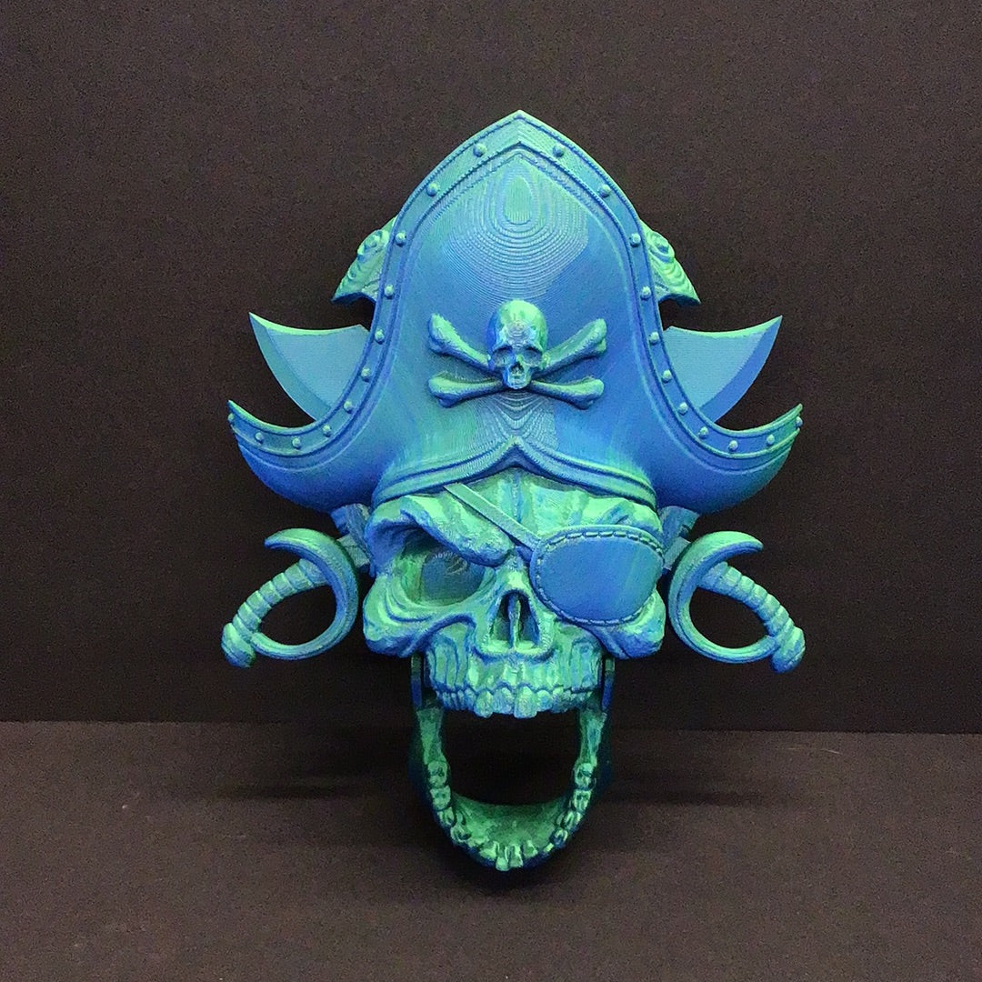 Pirate skull door knocker