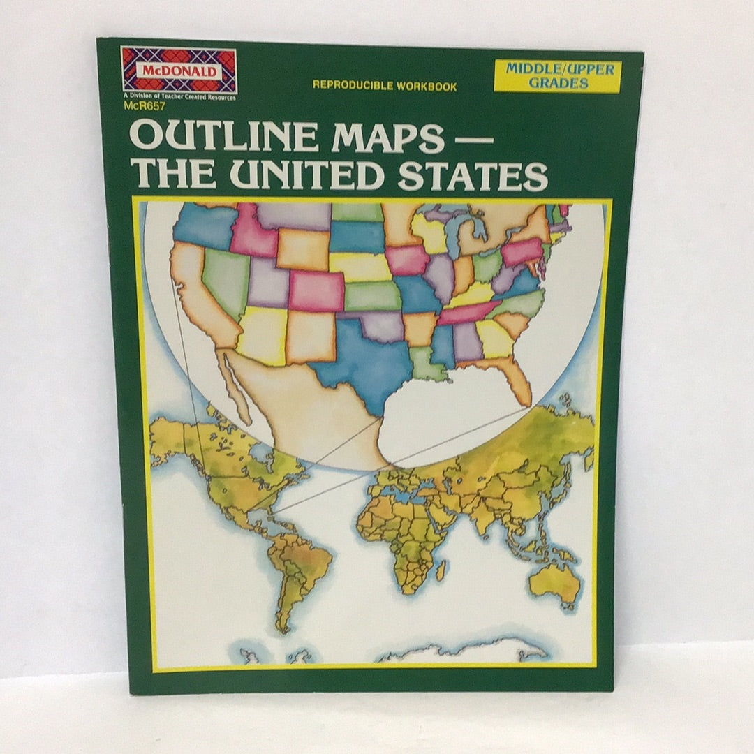 Outline maps the United States