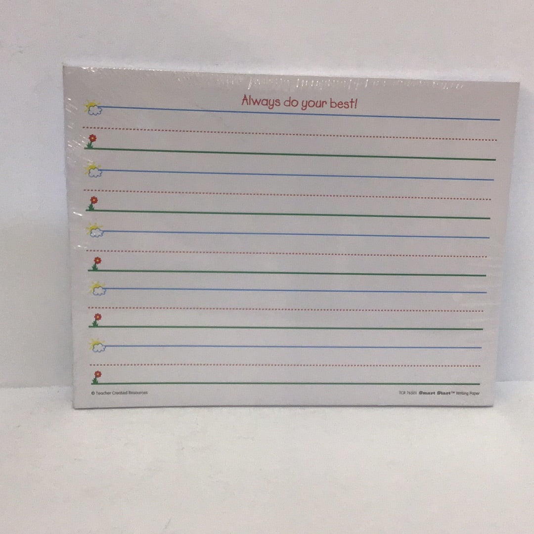 For a smart start, handwriting lines