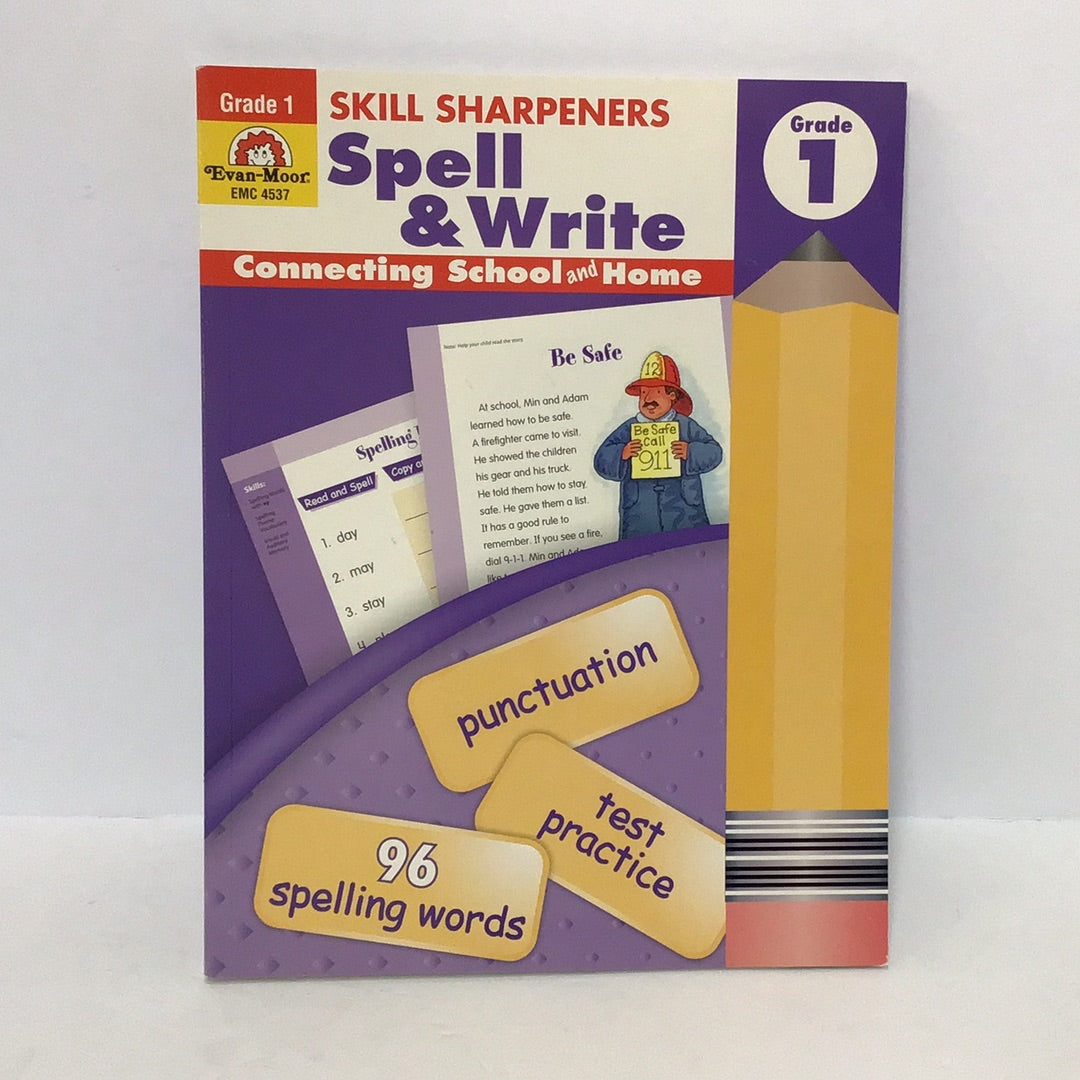 Skill sharpeners spell& write ( grade 1)