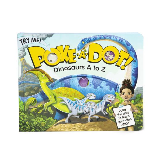 Melissa & Doug Dinosaur A To Z Poke-A-Dot! Book