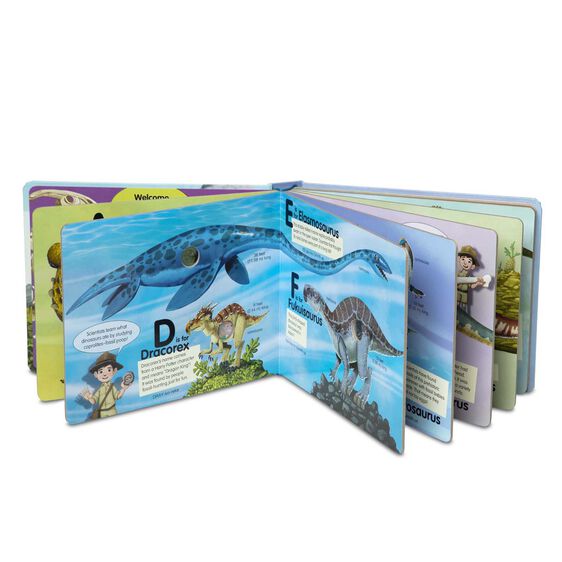 Melissa & Doug Dinosaur A To Z Poke-A-Dot! Book
