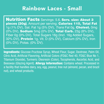 Candy Rainbow Laces - Candy Bag