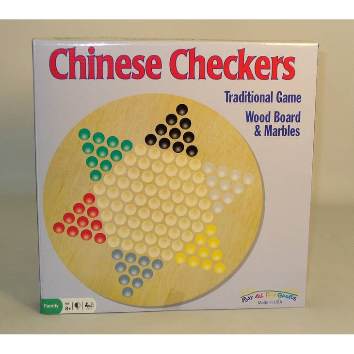 Wood Round Chinese Checkers