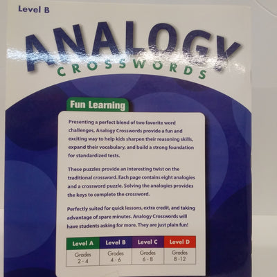 Analogy Crosswords -level B
