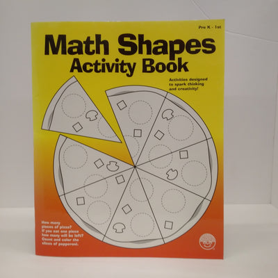 Math Shapes Activity Book