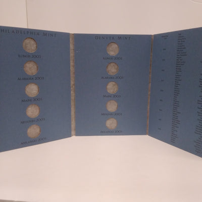 2003 Complete Year Washington State Quarters Coin Folder