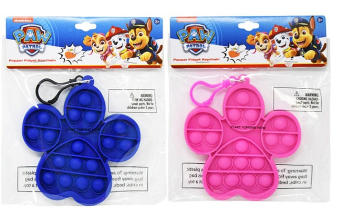 Fidget Poppers - 4.5" Paw Patrol - Assorted Colors
