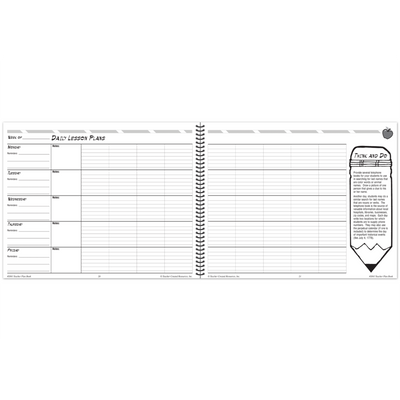 Chalkboard Teacher Plan Book