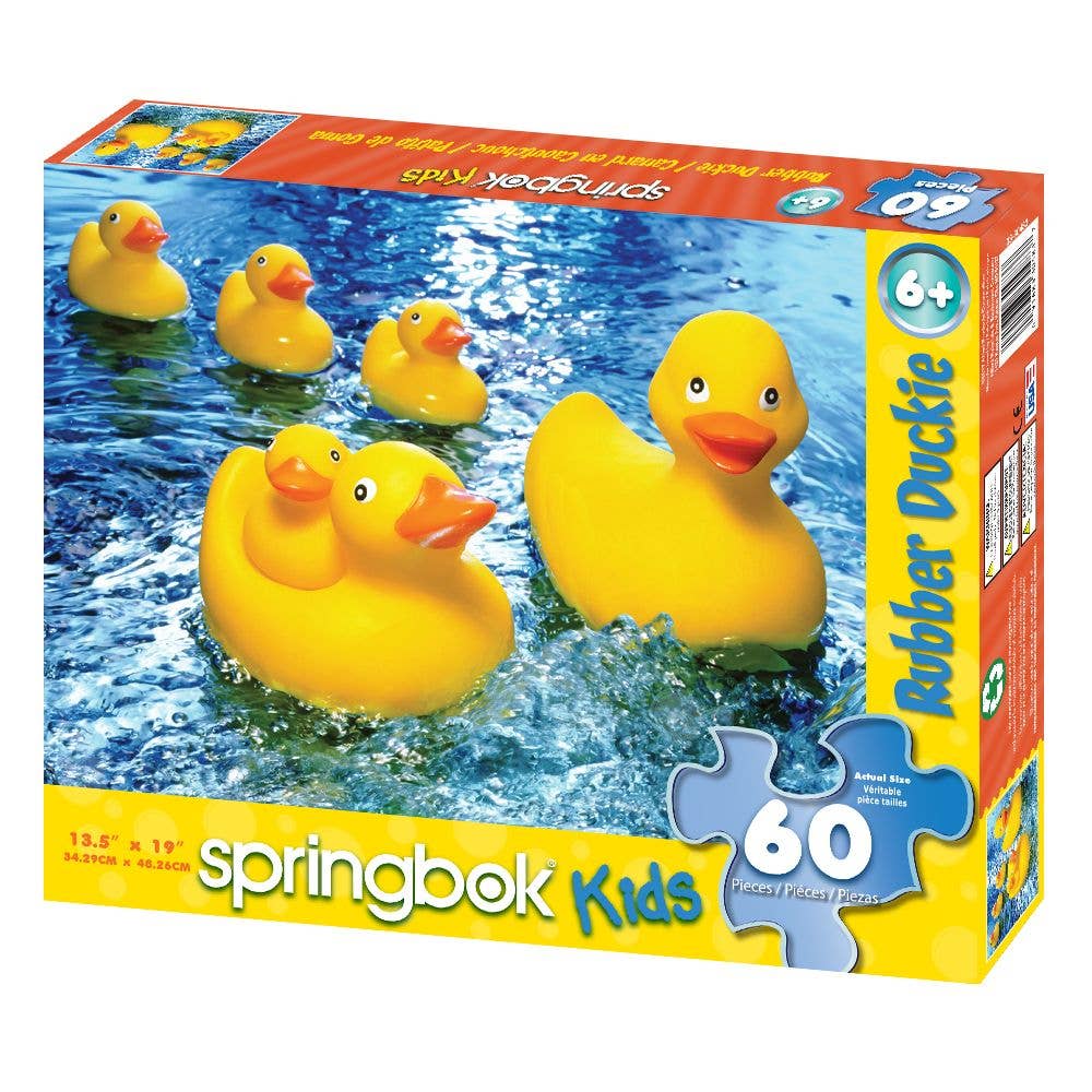 Rubber Duckies 60 Piece Jigsaw Puzzle
