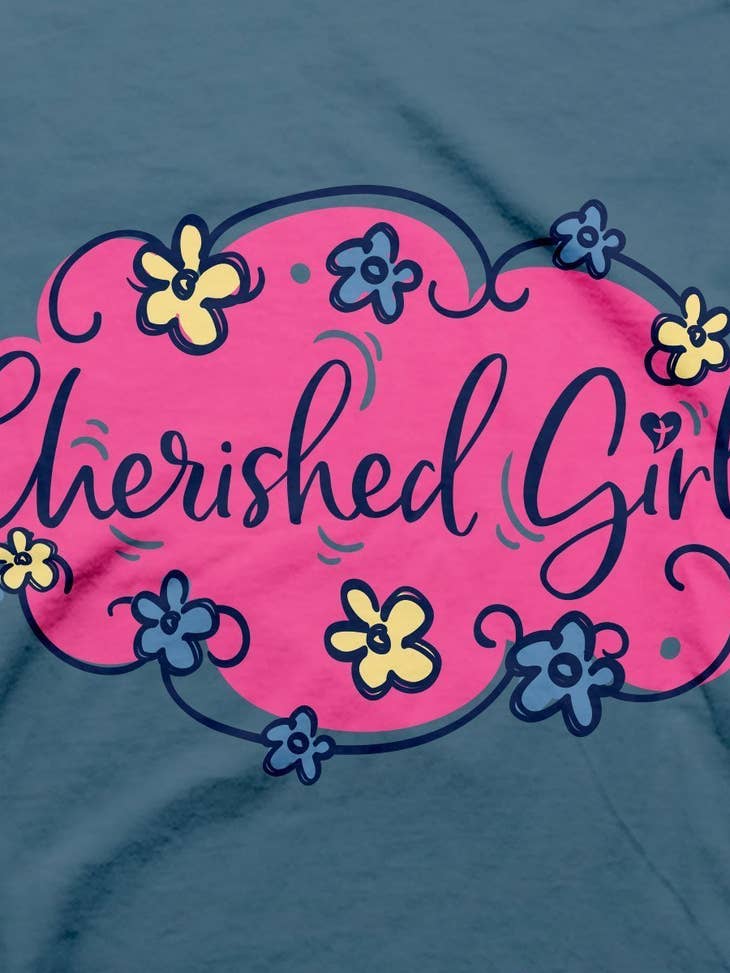 Cherished Girl Womens T-Shirt Tractor