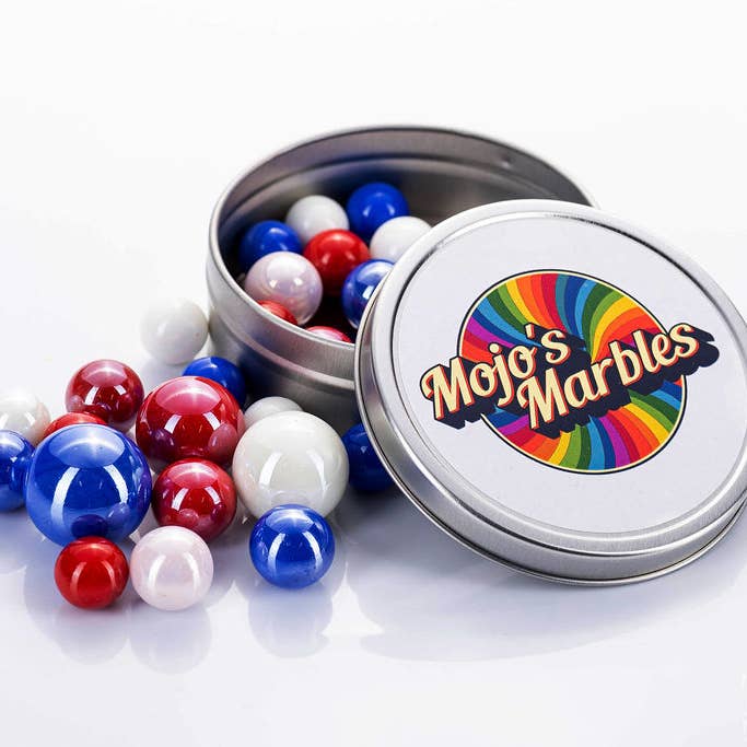 25 Marble Game Tin Jacks