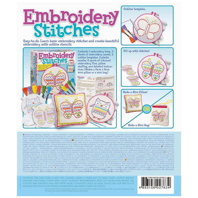 4M Embroidery Stitches Kit-Art Kits for Kids-STEAM Toy