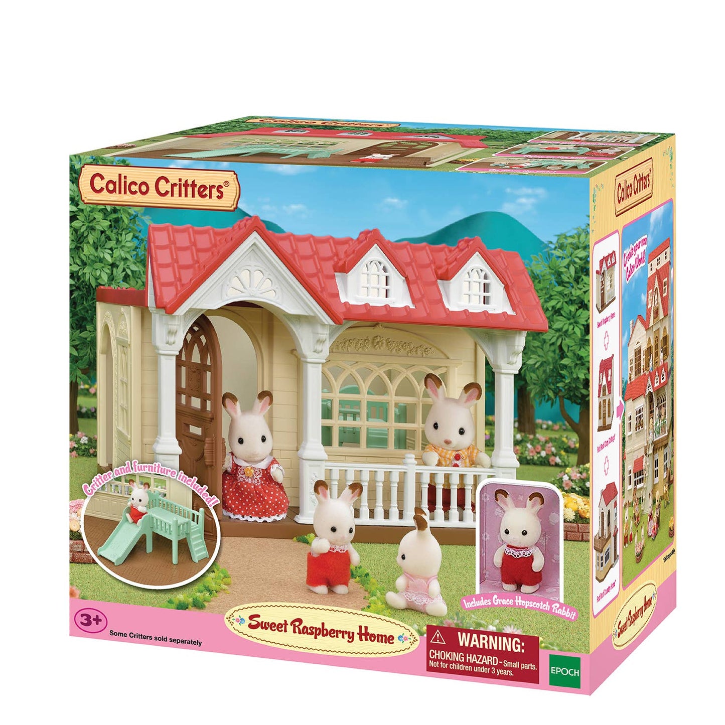 Dollhouse Sweet Raspberry Home Playset