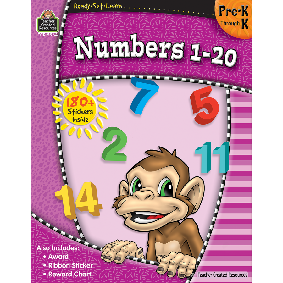 Ready-Set-Learn: Numbers 1-20 PreK-K
