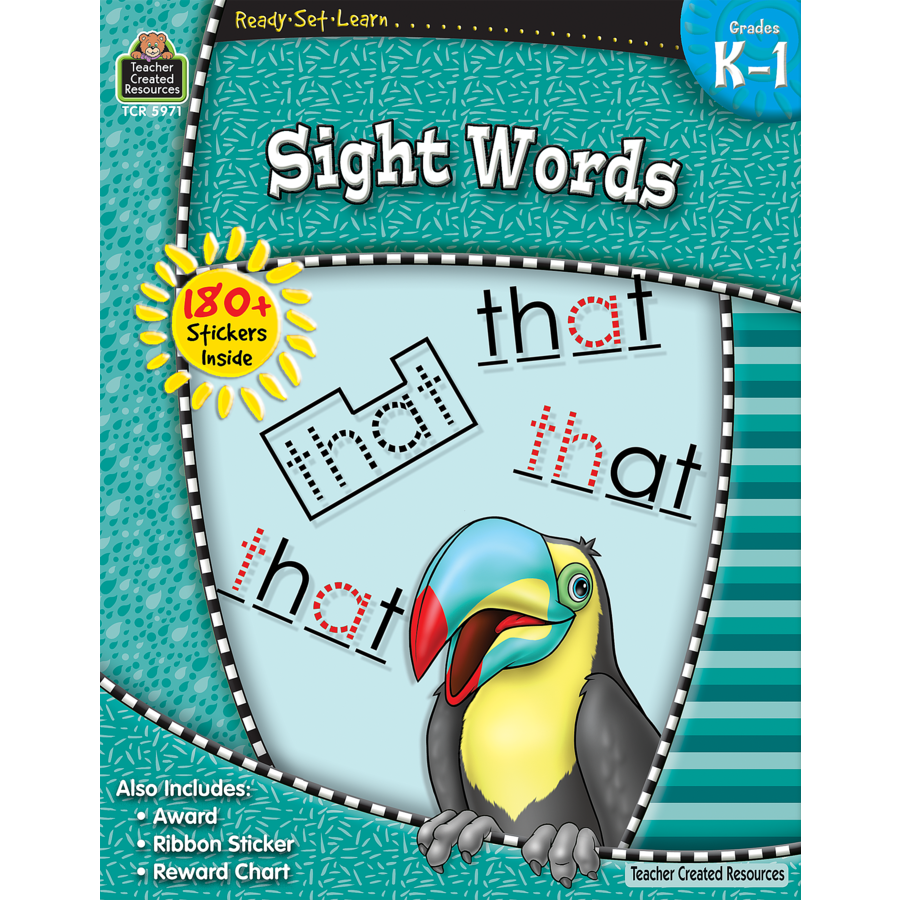 Ready-Set-Learn: Sight Words Grade K-1