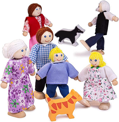 Bigjigs Heritage Doll Family