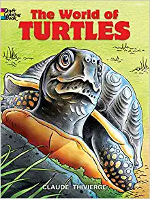 The World of Turtles Coloring Book