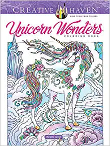 Creative Haven Unicorn Wonders Coloring Book