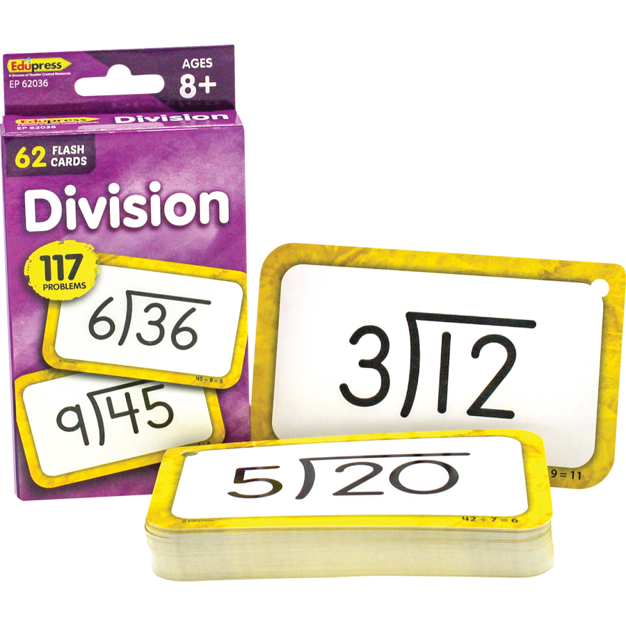 Division Flash Cards