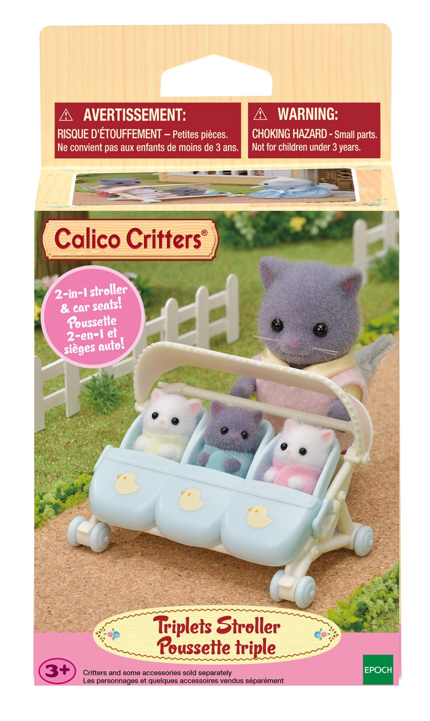 Dollhouse Triplets Stroller Accessory