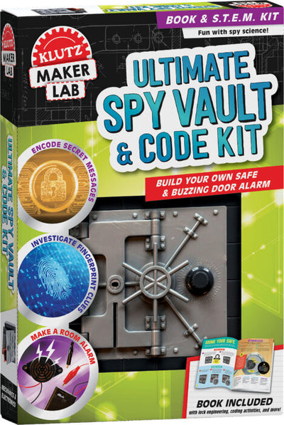 Klutz: Maker Lab: Ultimate Spy Vault & Code Kit