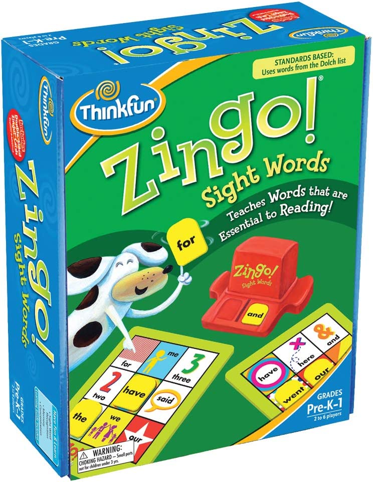 Zingo Sight Words Award Winning game