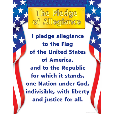 Pledge of Allegiance Chart
