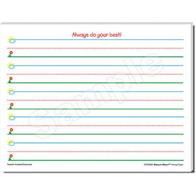 Smart Start K-1 Writing Paper: 100 Sheets