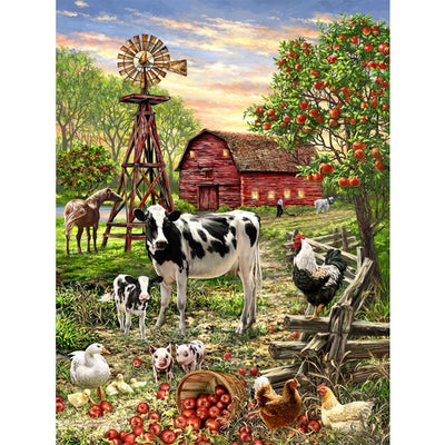 Barnyard Animals 100 Piece Jigsaw Puzzle