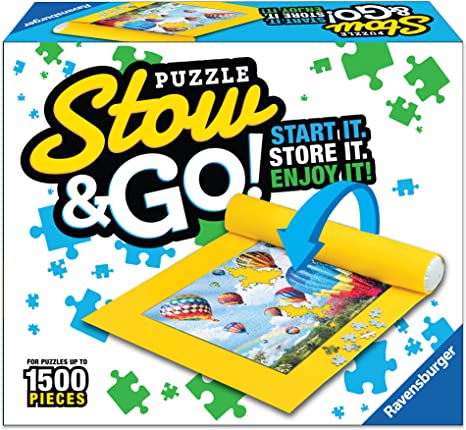 Puzzle Stow and Go, 1500 pieces, 46 X 26 inches.