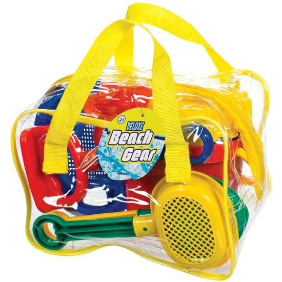 Deluxe Beach Set With Shovel, Bucket, Sifter, Molds