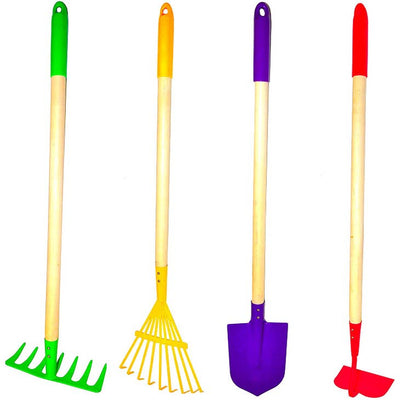 4 Piece Kids Garden Tool Set Toy