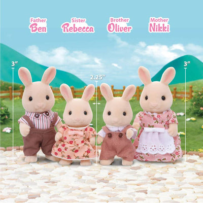 Cream/Milk Rabbit Family