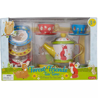 Forest Friends Tin Tea Set