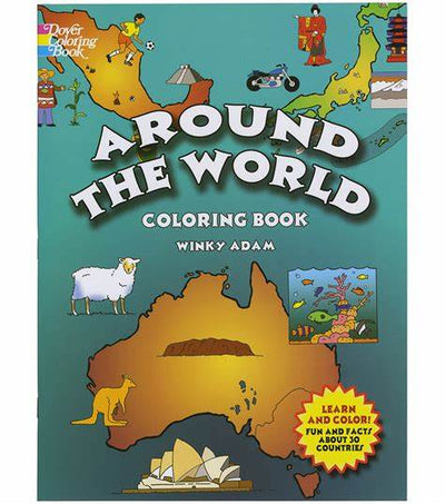 AROUND THE WORLD COLORING BOOK