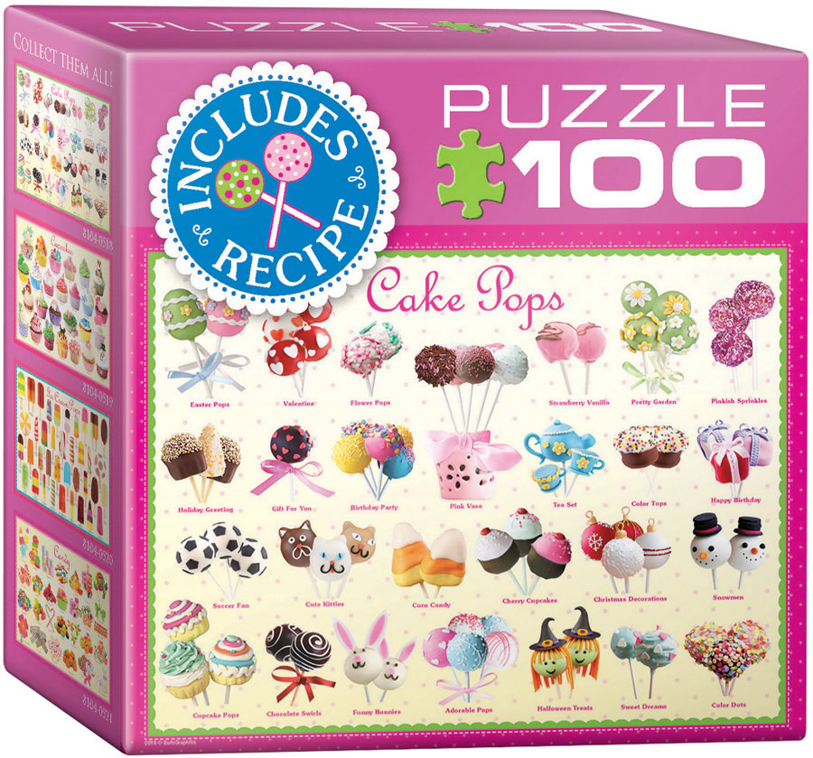 Cake Pops - Puzzle 100 Mini-Pieces