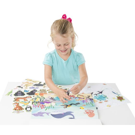 Reusable Sticker Pad - Habitats - Melissa & Doug