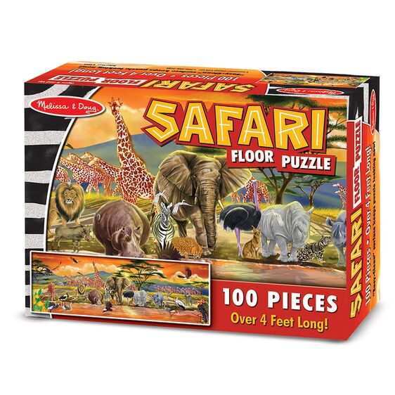 Safari Floor Puzzle - 100 Pieces - Melissa & Doug